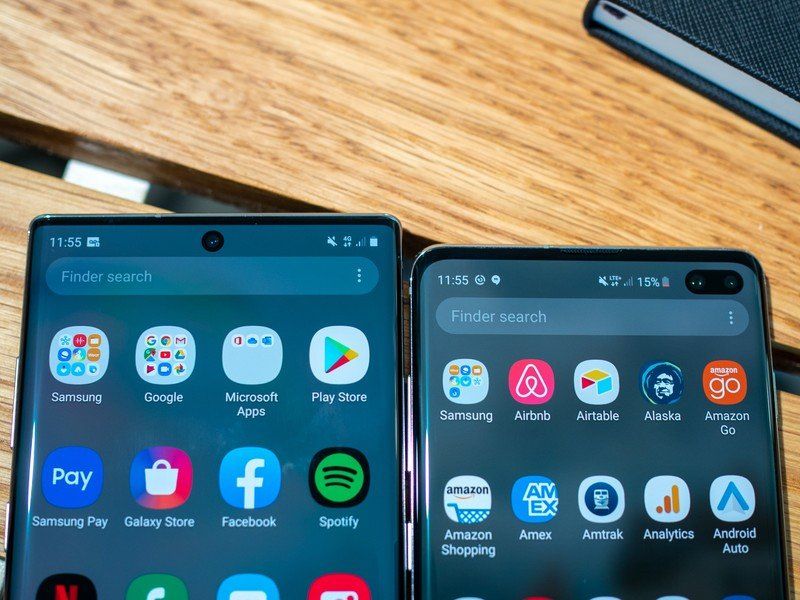 Samsung Galaxy Note 10+ and S10+
