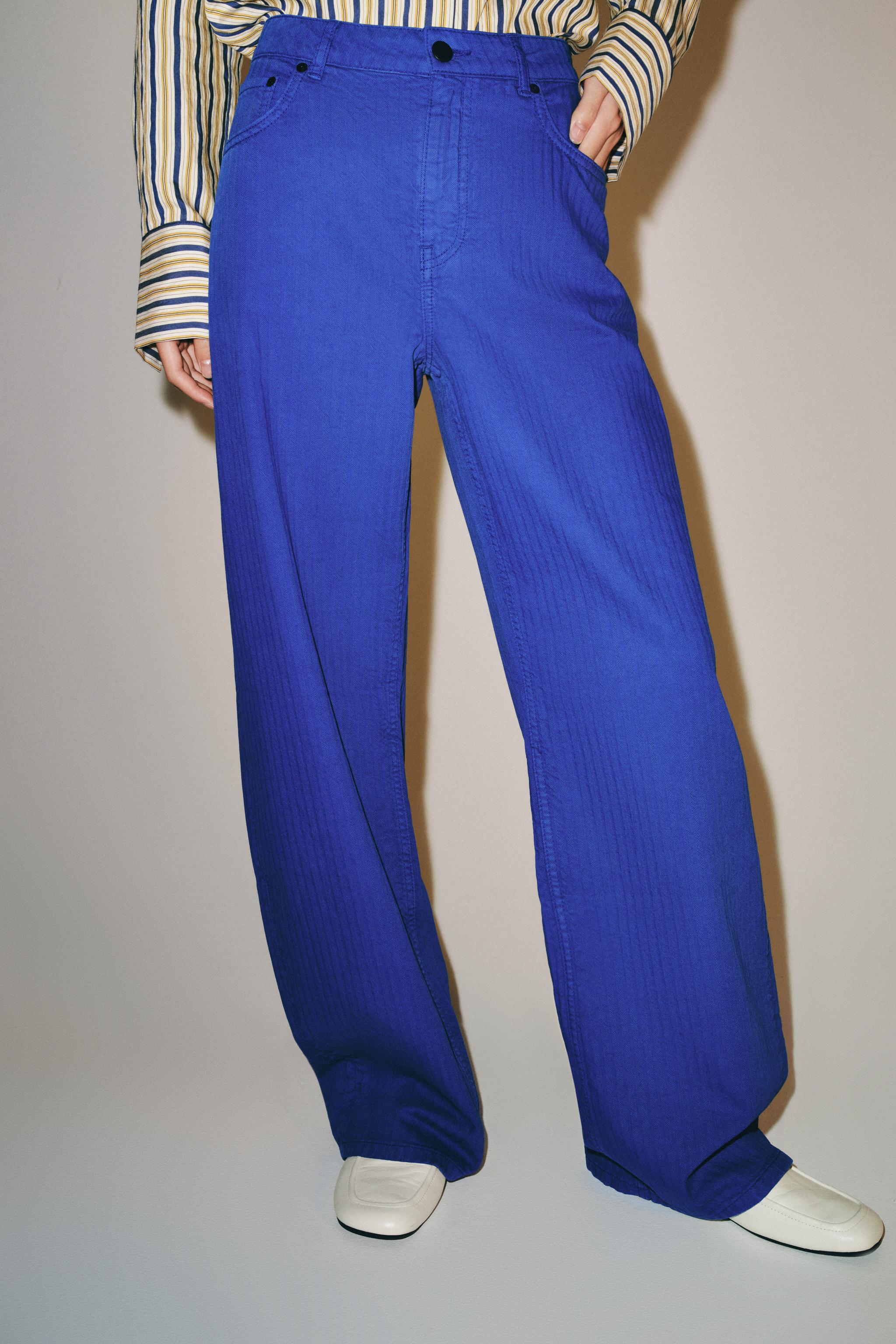 Zw Collection Mid-Rise Barrel Jeans - Light Blue - 26 (us 2)