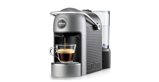 Lavazza coffee machine model with a made coffee