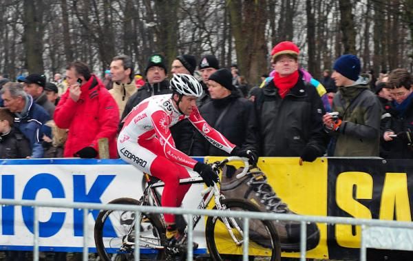 Danish champion Joachim Parbo (Leopard Cycles) rode a strong race today.