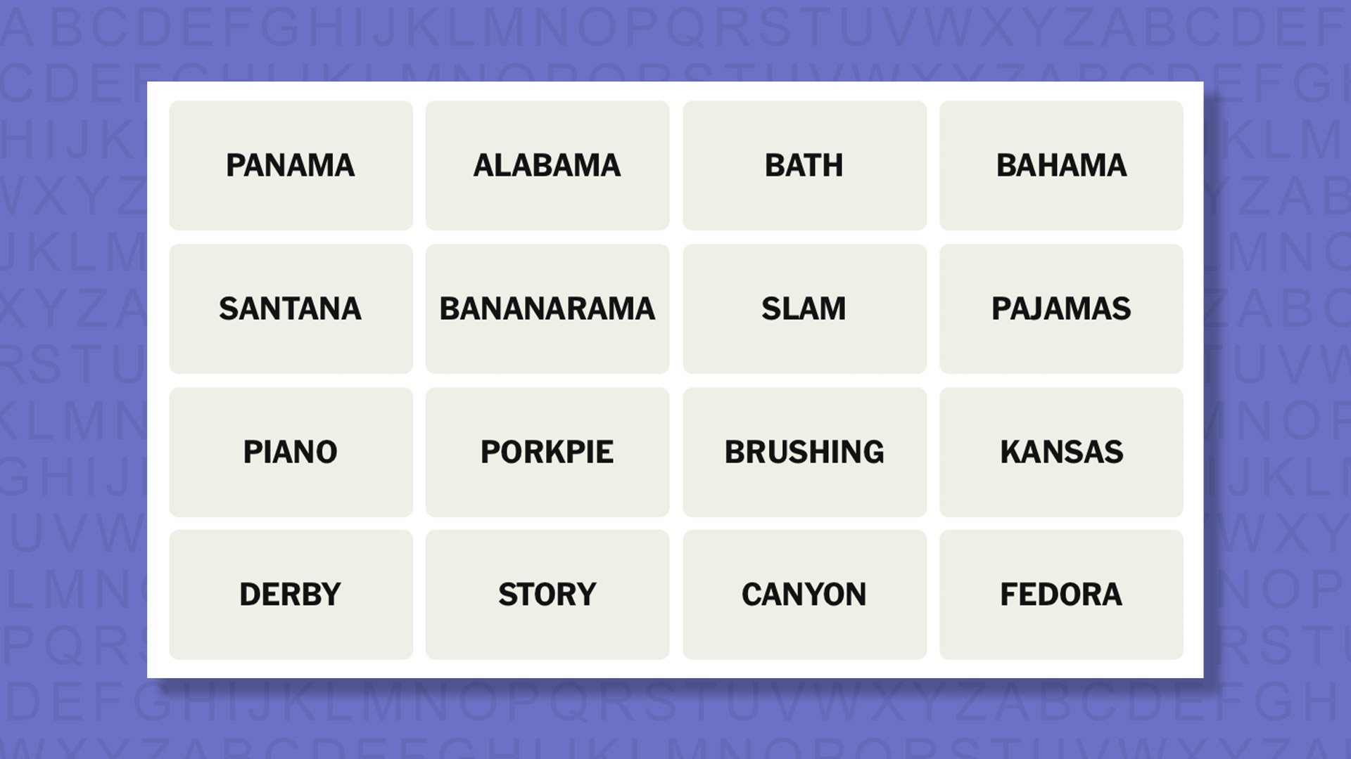 تلميحات NYT Connections للعبة 950 على خلفية أرجوانية