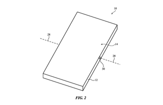 An image of a patent for a foldable Apple device