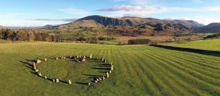 Castlerigg Stone Circle near Keswick in the UK Lake District.