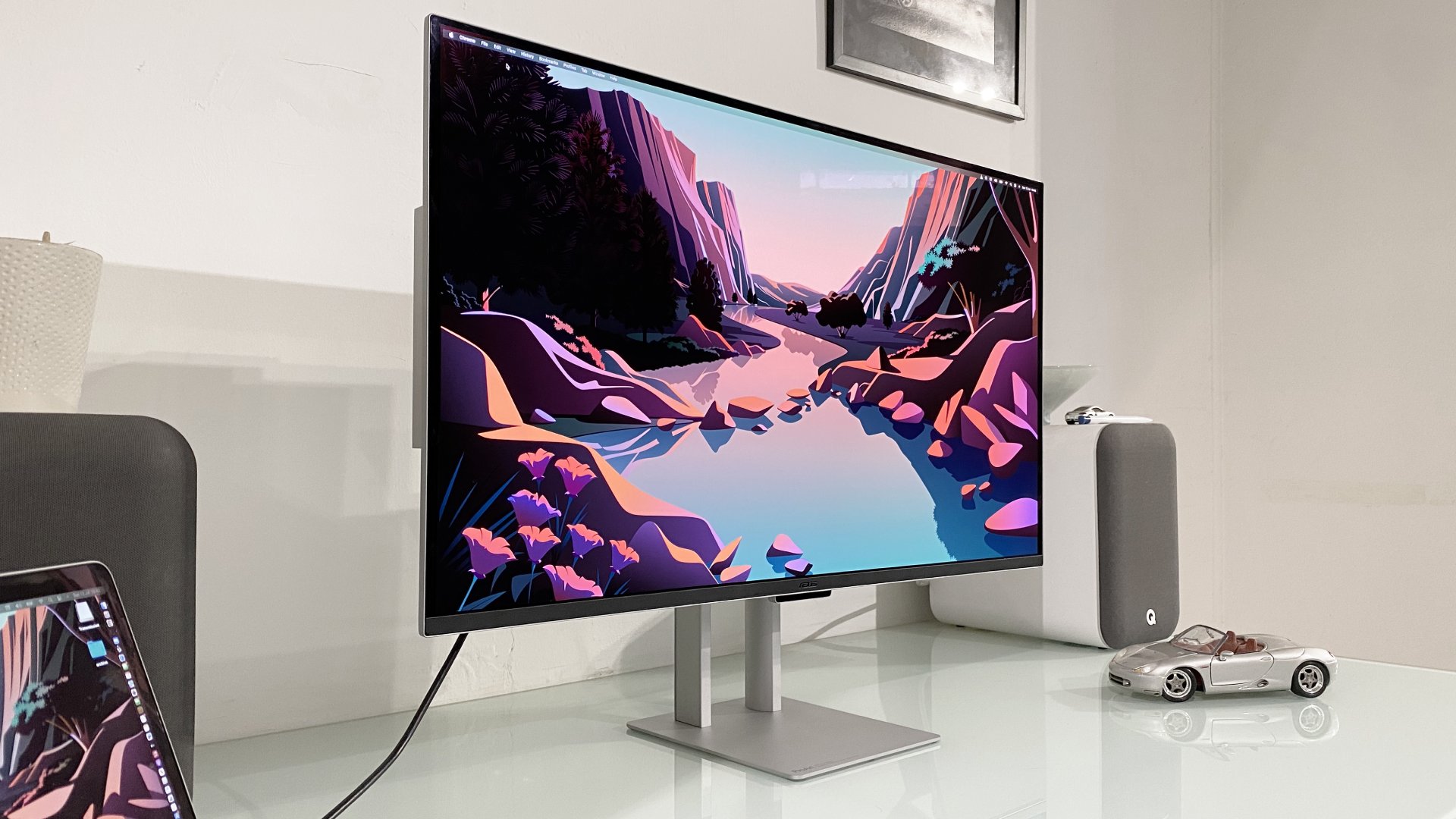 Asus ProArt PA32UCDM 4K OLED monitor during our review