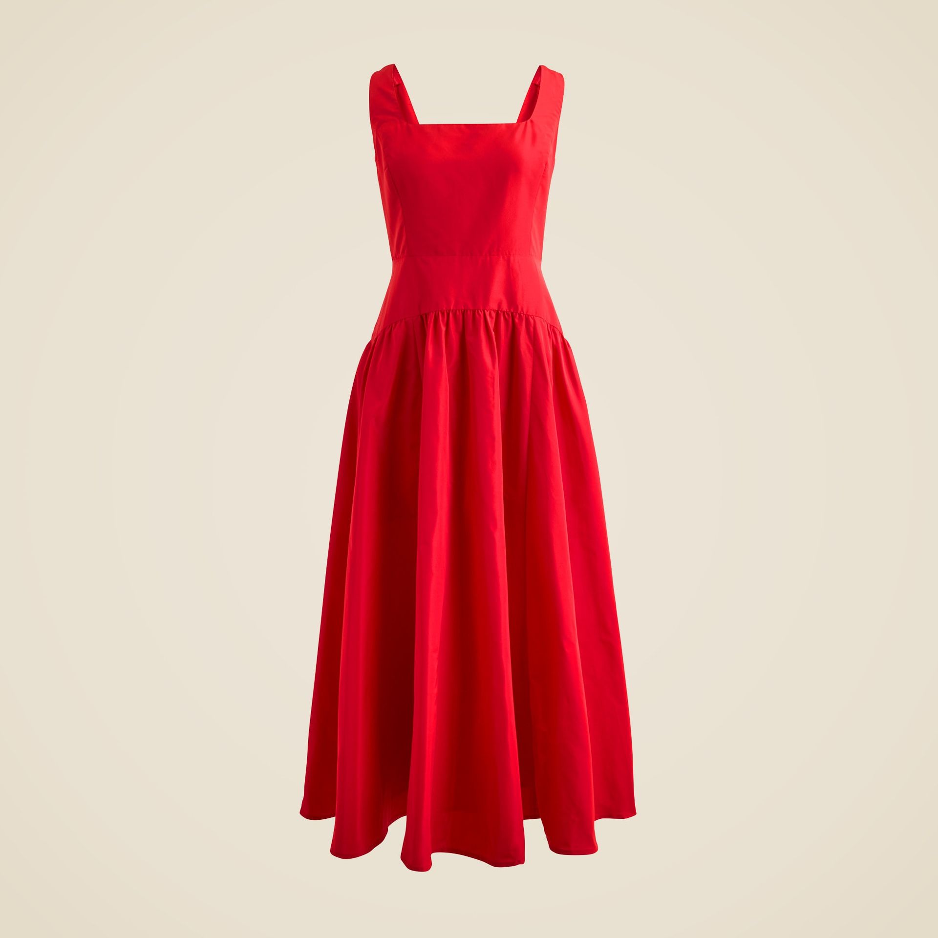 Collection Drop-Waist Dress in Taffeta