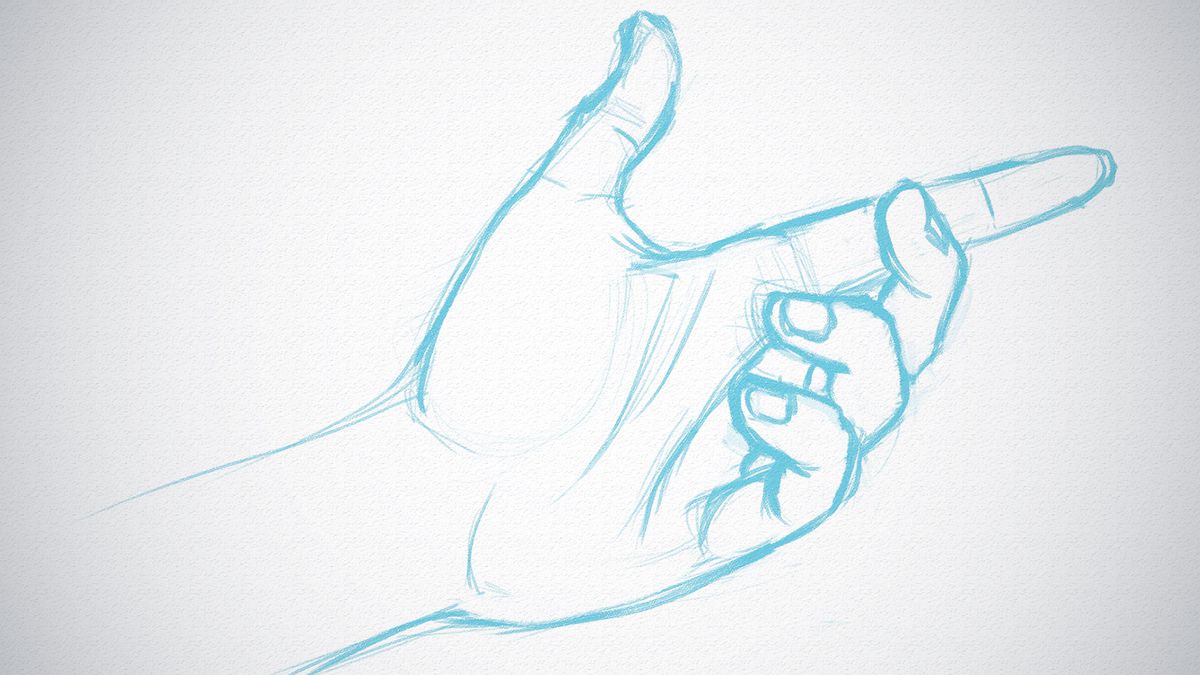 How to draw a Finger | Finger Drawing tutorial Easy Step by Step - YouTube