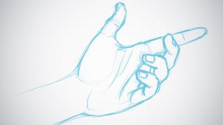 how to draw a realistic hand