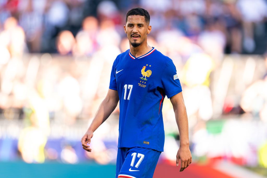 William Saliba of France looks on during the Group D - UEFA EURO 2024 match between France and Poland at BVB Stadion Dortmund on June 25, 2024 in Dortmund, Germany. (Photo by Joris Verwijst/BSR Agency/Getty Images)