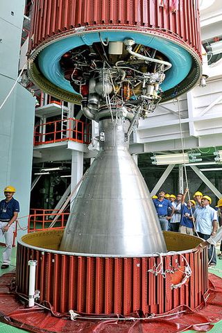 India's PSLV-C20 Rocket Second Stage Liquid Engine