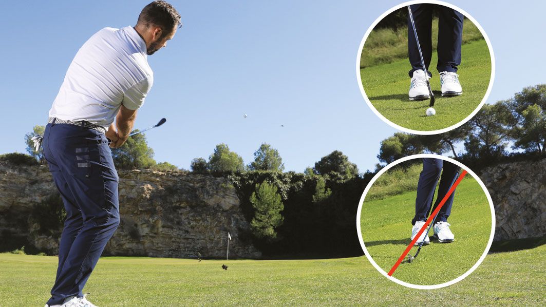 Peter Finch demonstrates chipping faults that cause fat shots