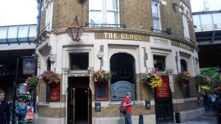 The Globe Tavern near Borough Market in London, where Bridget Jones' flat was located