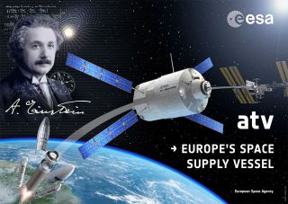 The European Space Agency's fourth and penultimate Automated Transfer Vehicle (ATV-4) was named for the theoretical physicist Albert Einstein. The cargo craft launched on June 5, 2013.