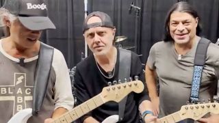 Metallica demo the Juanes signature Strat