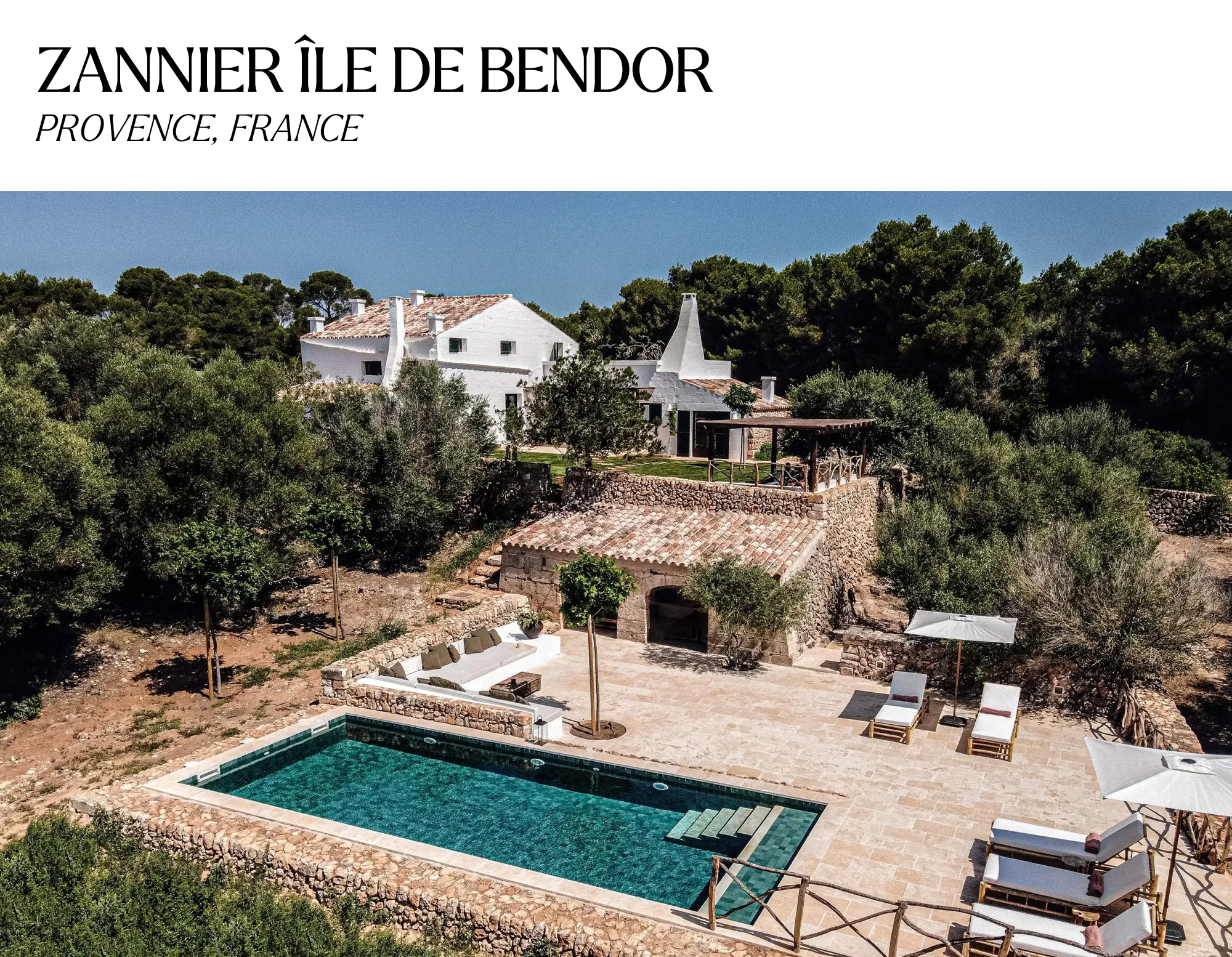 Zannier &amp;Icirc;le de Bendor in France.