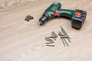 diy tips: a drill and screws