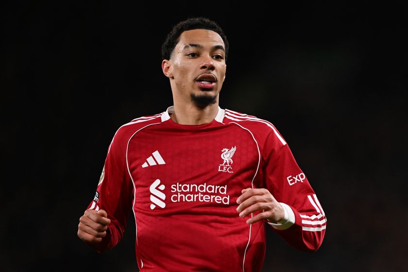 LIVERPOOL, ENGLAND - JANUARY 01: (THE SUN OUT, THE SUN ON SUNDAY OUT) Hugo Ekitike of Liverpool looks on during the Premier League match between Liverpool and Leeds United at Anfield on January 01, 2026 in Liverpool, England. (Photo by Liverpool FC/Liverpool FC via Getty Images)