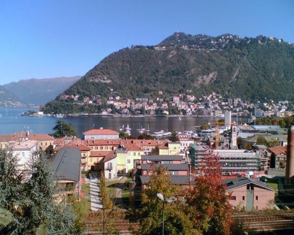 The views over the Lago di Como from the first few ramps