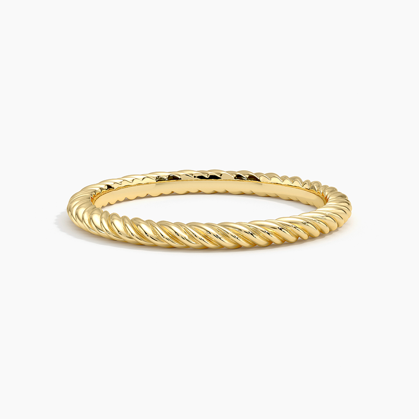 Brilliant Earth, Rope Ring in 14K Yellow Gold