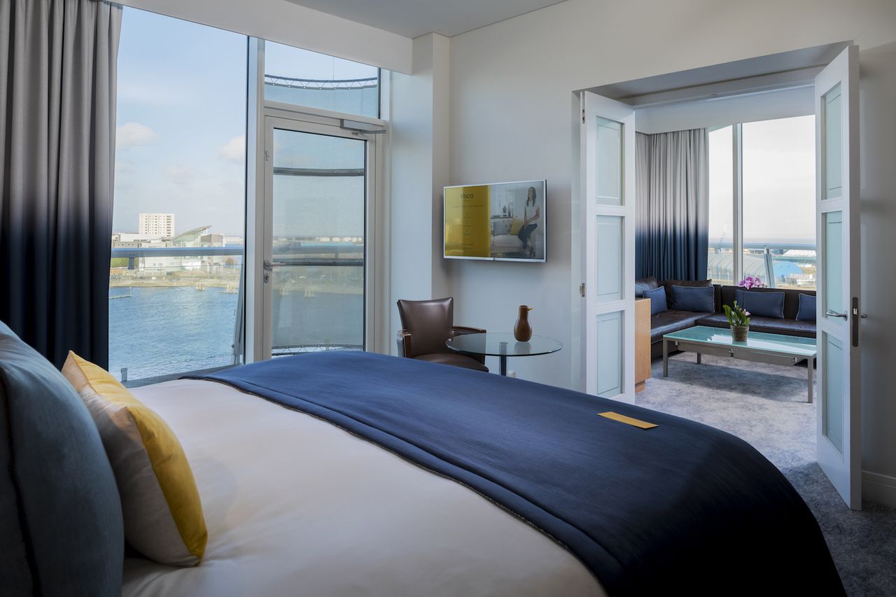 A hotel room at voco St.David's, Cardiff