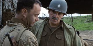 Dennis Farina and Tom Hanks in Saving Private Ryan