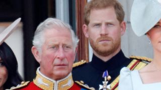 King Charles and Prince Harry in 2018