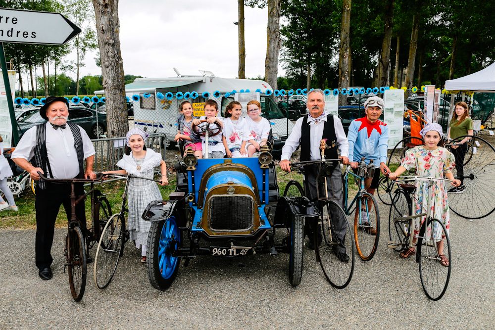 Bringing out the vintage transportation machines at the 2017 Tour de France