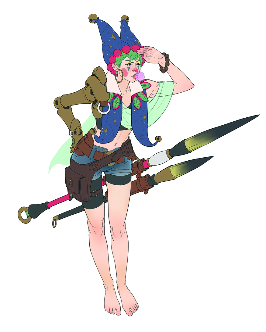 digital character art