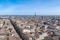 Aerial view of Bordeaux