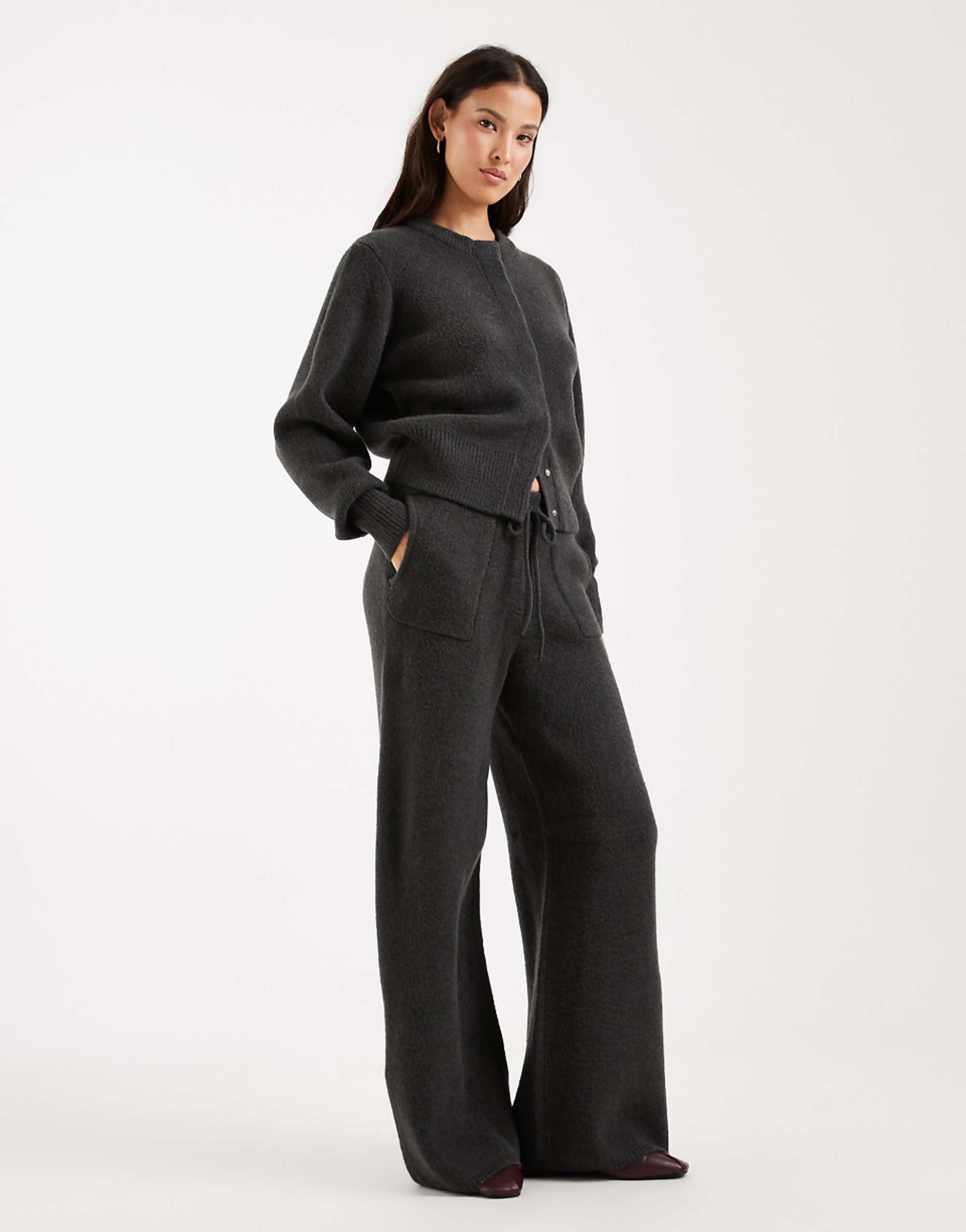 Asos Design Lounge Trouser Co-Ord in Charcoal