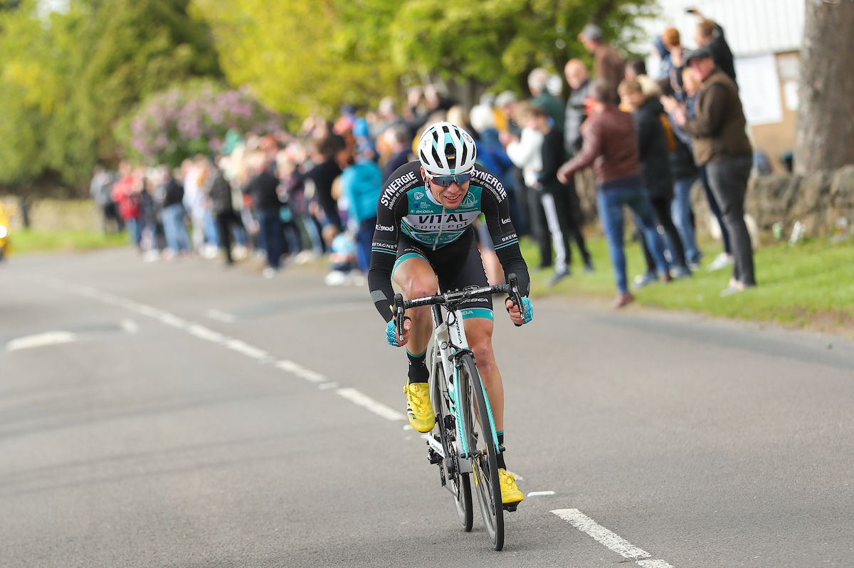 Arnaud Courteille (Vital Concept-B&amp;B Hotels) won the mountain classification after a strong display in the breakaway
