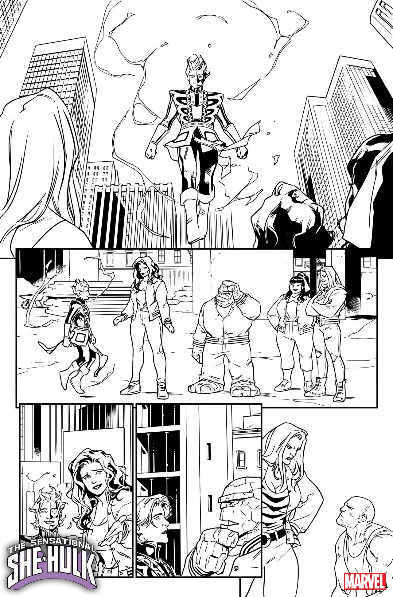 Art from Sensational She-Hulk.