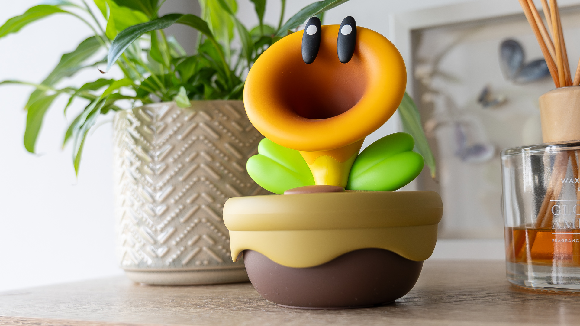 Nintendo Talking Flower in a home setting
