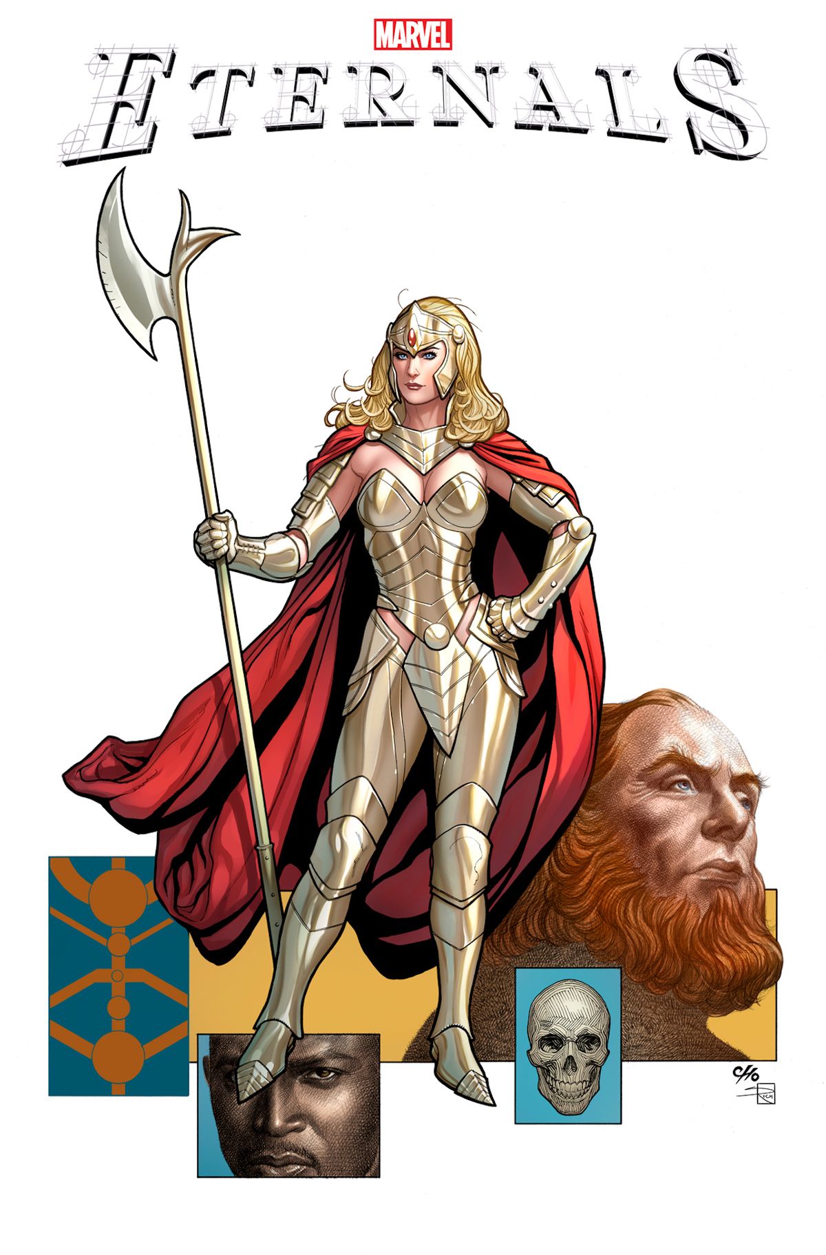 Variant cover for Eternals #1 by Frank Cho