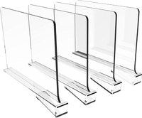 Acrylic shelf dividers, Amazon