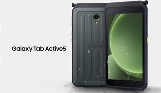 Samsung Galaxy Tab Active 5 rear in green variant