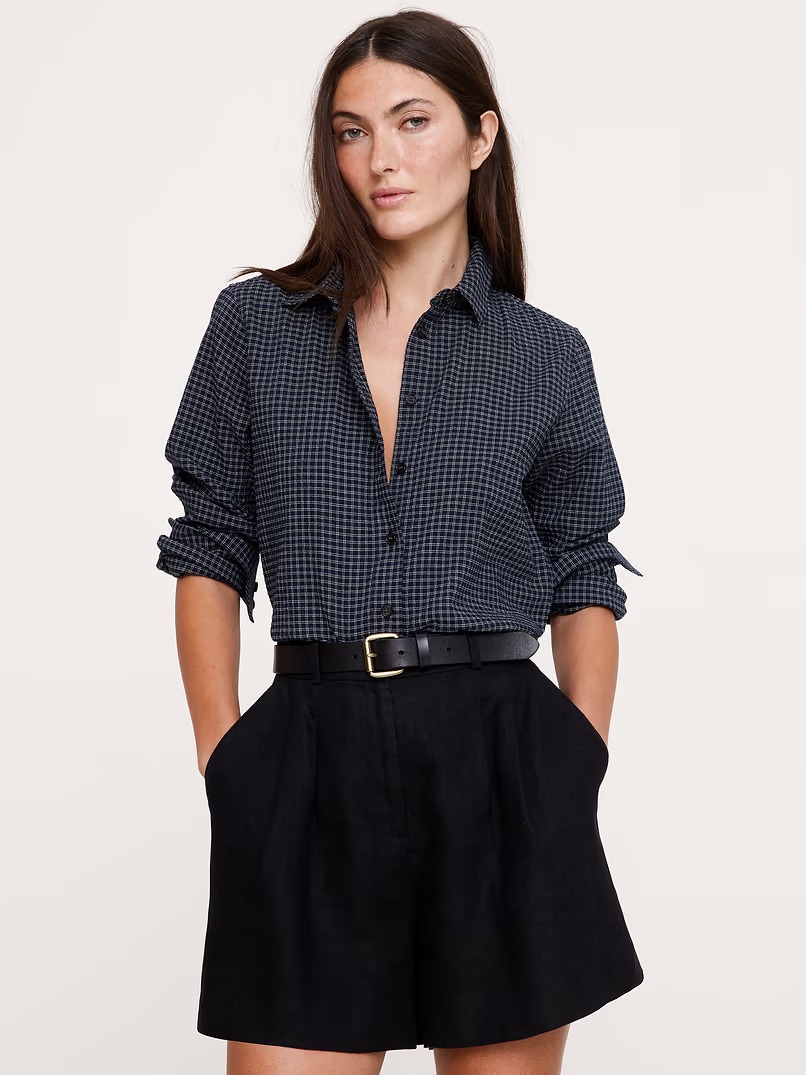Banana Republic plaid shirt