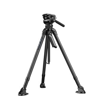 SmallRig x Potato Jet TRIBEX Hydraulic Carbon Fiber Tripod Kit on a white background