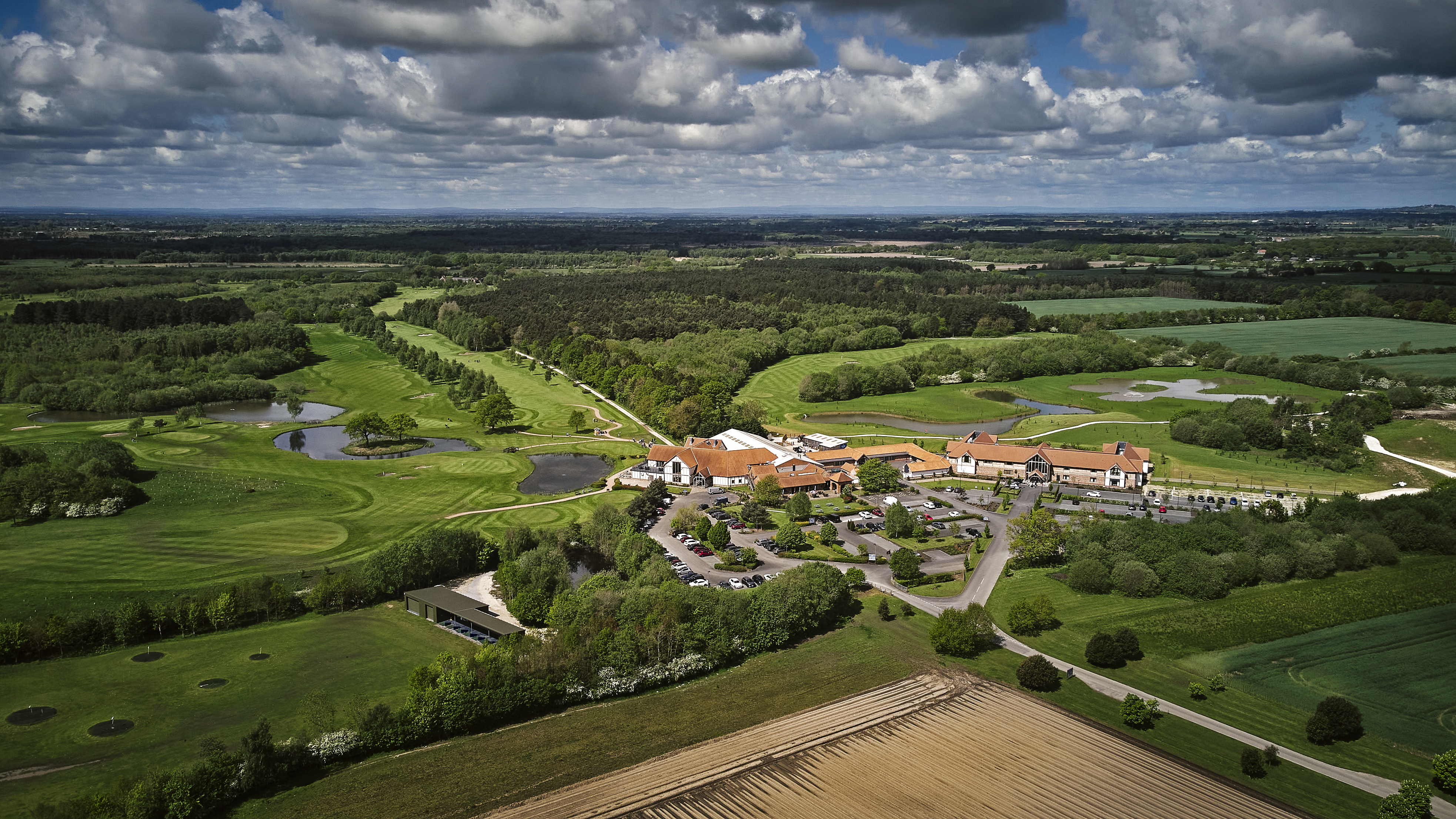 Sandburn Hall - Aerial