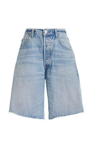 Ayla Denim Knee-Length Shorts