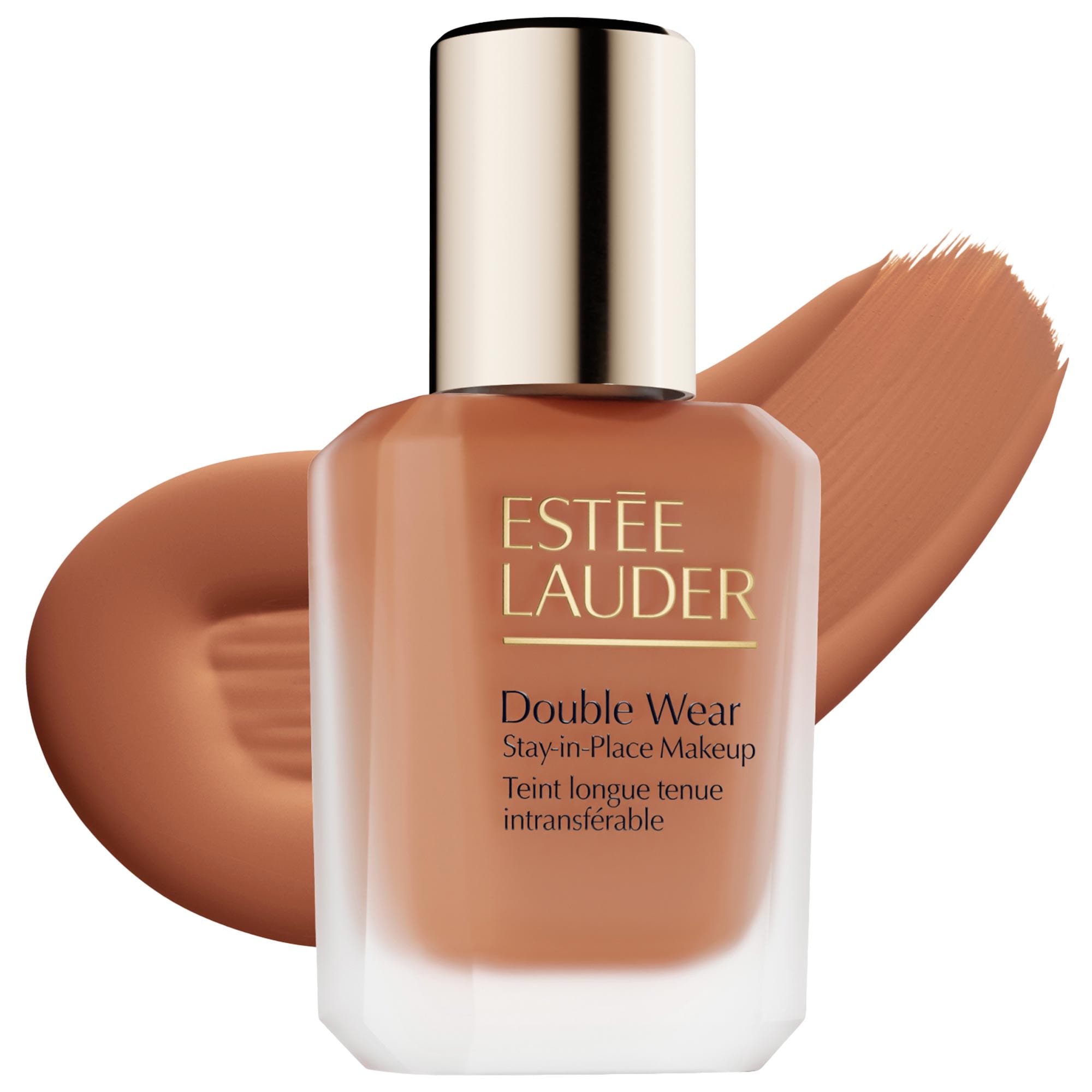 New Double Wear Stay-In-Place Lightweight Longwear Matte Foundation With 36h Wear - 5w2 Rich Caramel