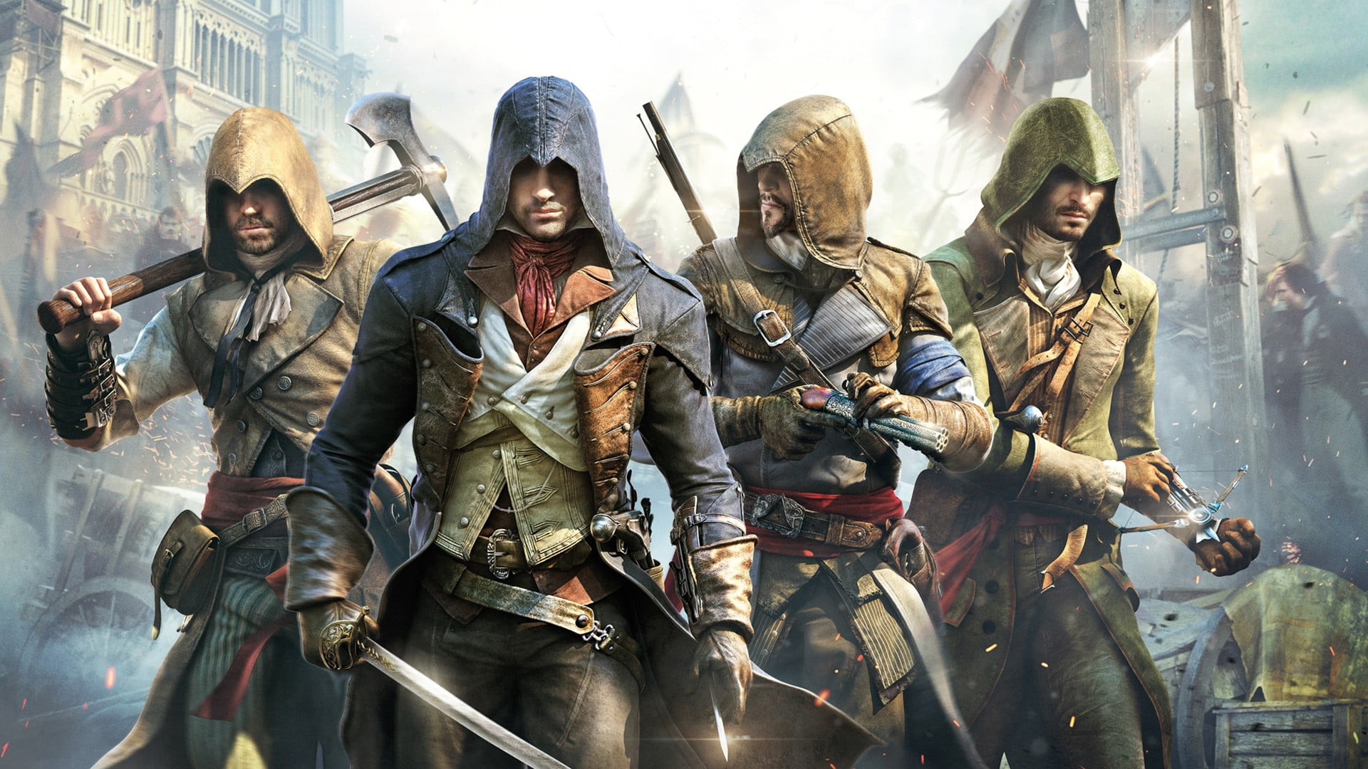 best Assassin's Creed games: a group of assassins