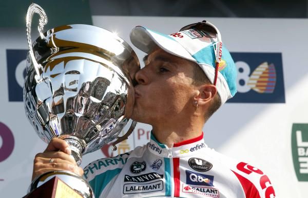 Li&egrave;ge-Bastogne-Li&egrave;ge: Philippe Gilbert (Omega Pharma-Lotto) completes his hat-trick.