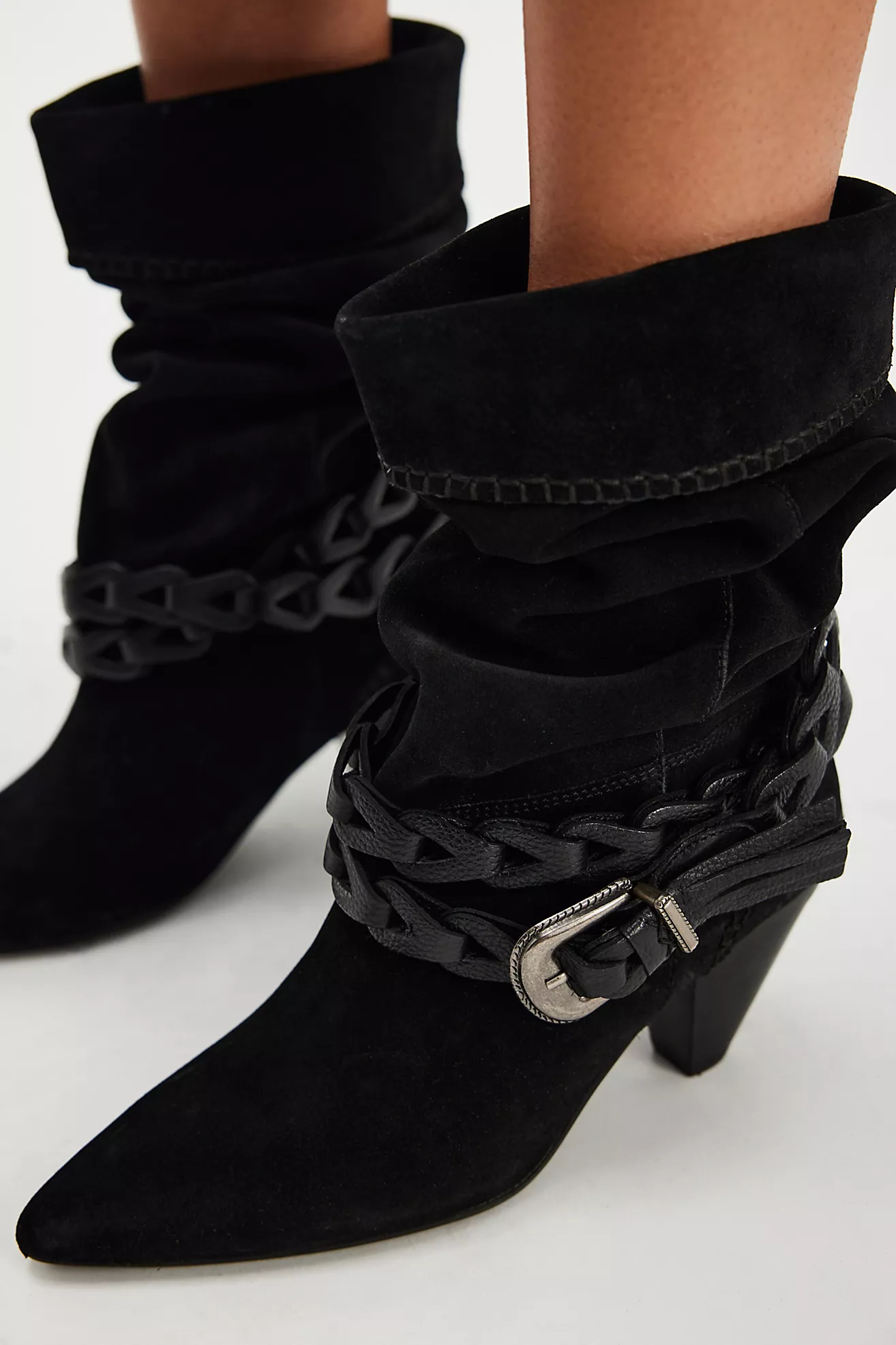 Bridget Belt Slouch Boots