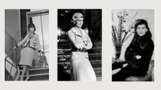 Coco Chanel pictured on different occasions 