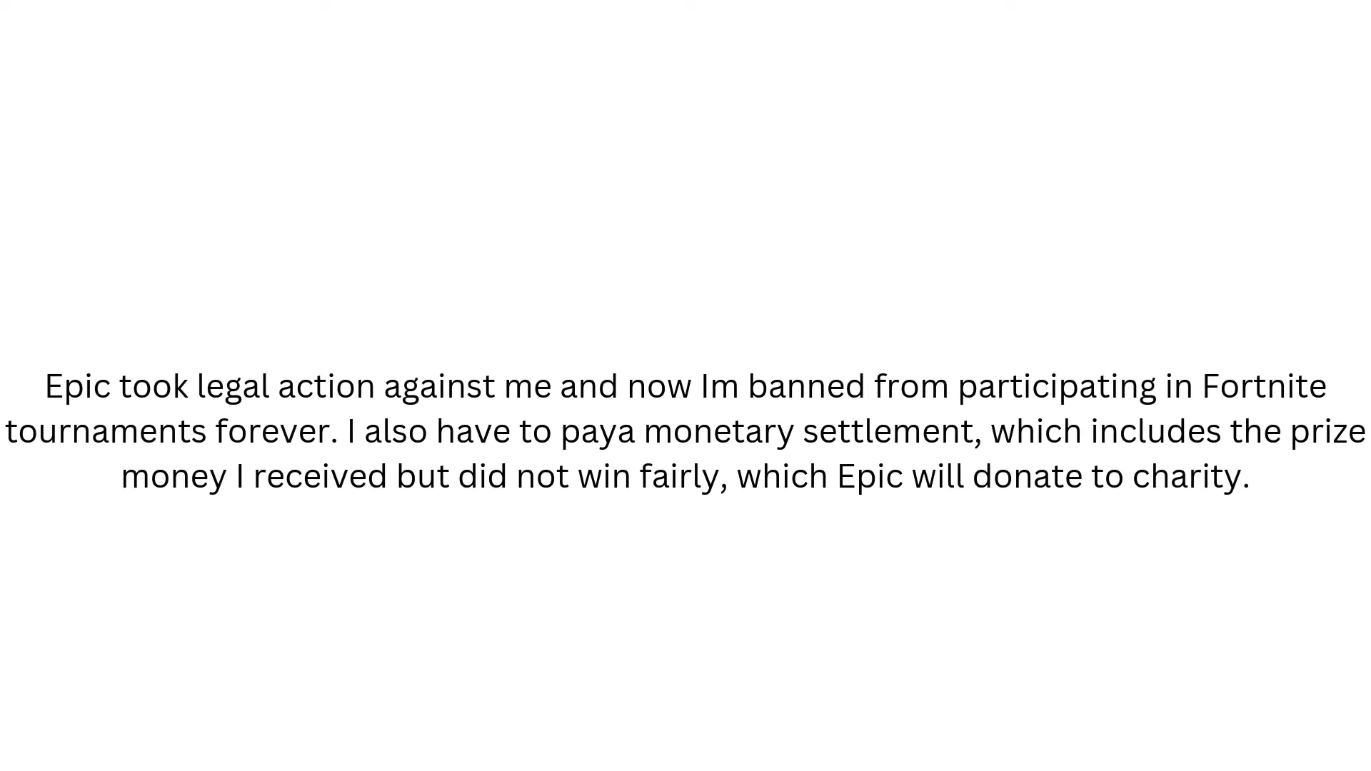 Public apology