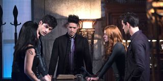 Some of the main cast of Shadowhunters.
