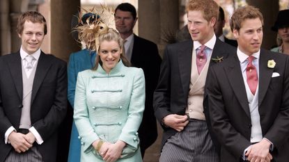 Prince William, Prince Harry And Tom & Laura Parker Bowles Attend The Wedding Of Hrh The Prince Of Wales & Mrs Camilla Parker Bowles At The Guildhall, Windsor.