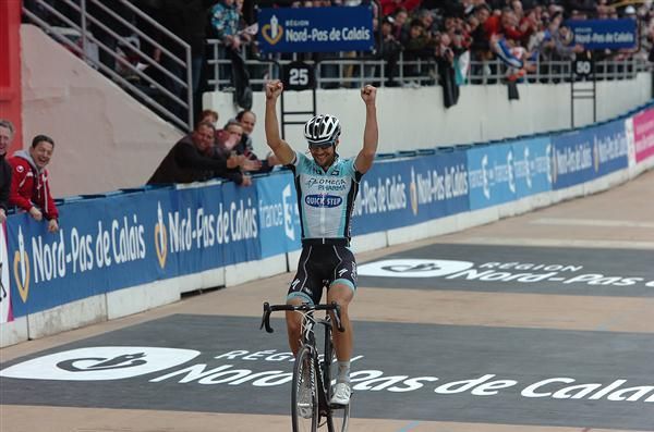 The moment of glory for Tom Boonen