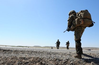 Soldiers in Helmand