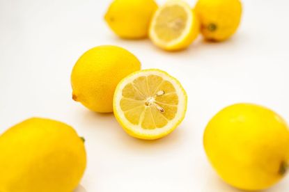 A carved lemon 